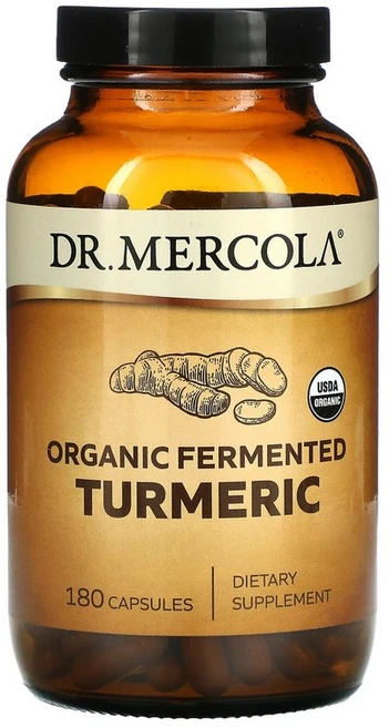 닥터 멀코라 Dr Mercola 발효 강황 180정 미국 해외 직구 커큐민 영양제, 1개 - 쿠팡