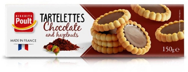 폴트 초코 앤 헤이즐넛 타르트 150g, 12개