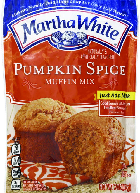 마사 화이트 펌킨 스파이스 머핀 믹스 7온스(12팩), Pumpskin Spice, 1개, 198g