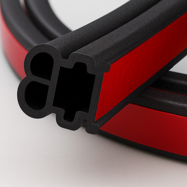 MN 차량 풍절음차단 방음 몰딩 3중에어쿠션 특대형사이즈, 도어