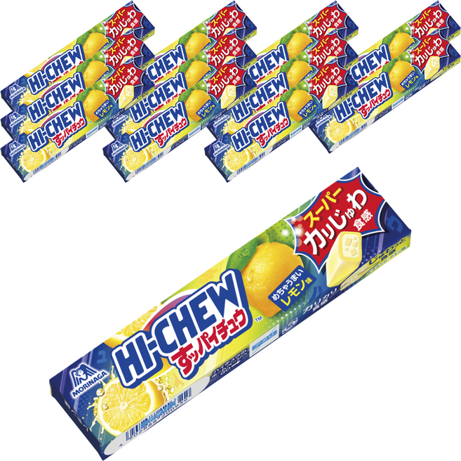 MORINAGA 森永 Hi-Chew 軟糖 檸檬口味 12入, 12個, 55.2g