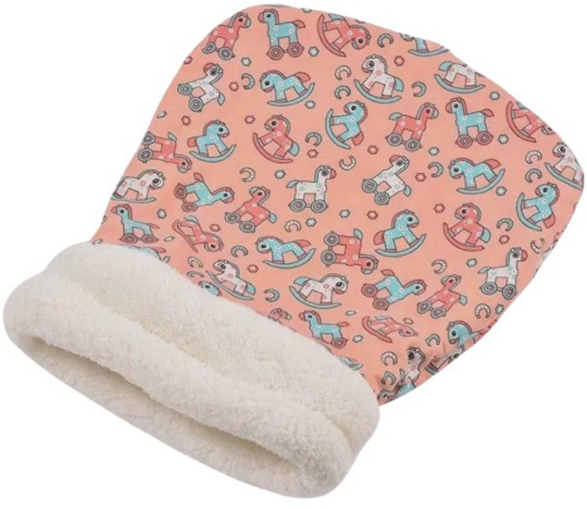 HANTAO 고양이 강아지 숨숨집 침낭 반려동물 이불방석, 1개, 핑크