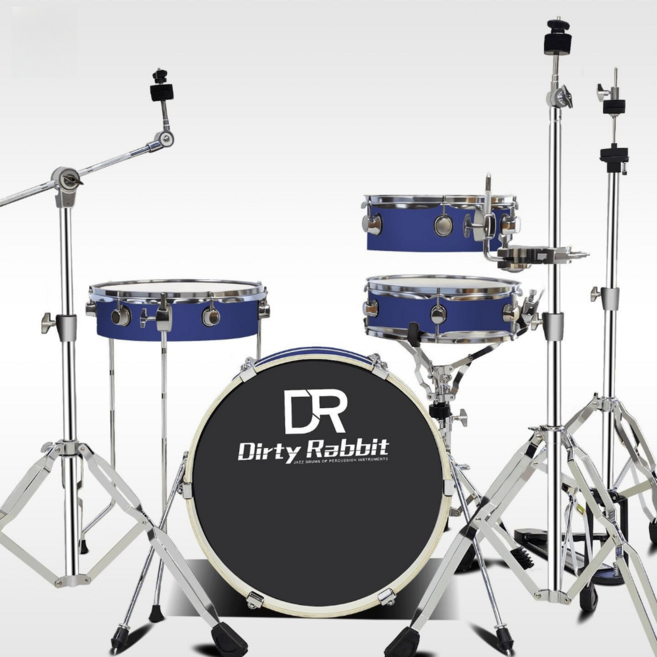 이스턴 코리아 DR STREET 드럼 세트 4기통 공연 합주 버스킹 라이브, 1세트, 클래식 블루