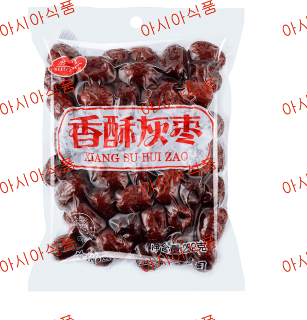 홍홍 중국식품 덕복원 바삭한 씨없는 대추튀김 중국간식 향소취자오, 1개, 252g