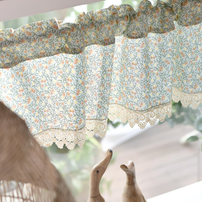 벨라이프 플로레 레이스 주방 바란스 커튼