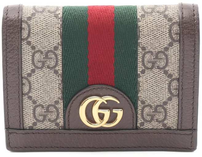 구찌 중고 2010's 레더 2단 지갑