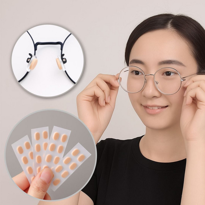 실리콘 안경코받침 미끄럼방지 코패드 교체big5+3Fxy
