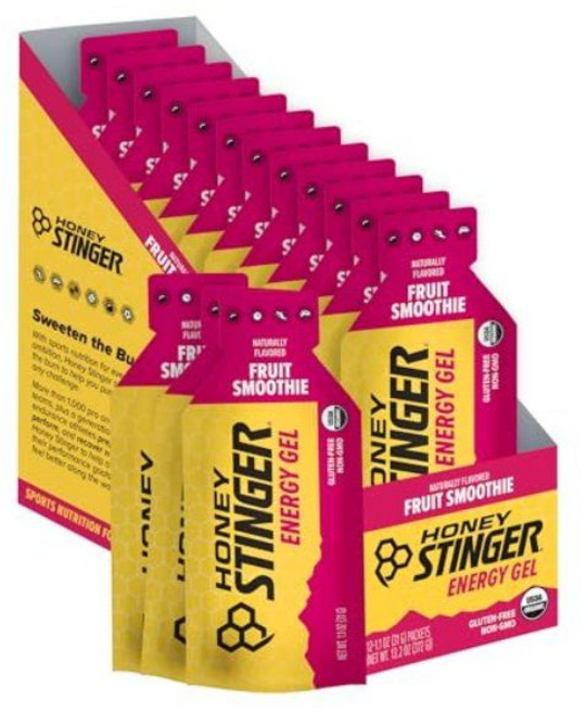 허니스팅거 에너지젤 파워젤 마라톤 자전거 러닝 미국직, Fruit Smoothie