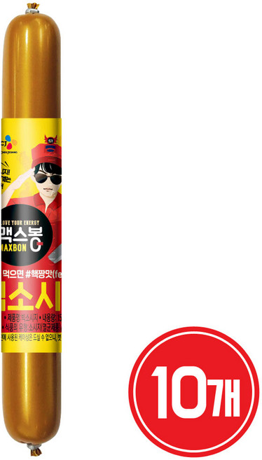 CJ 맥스봉 빅소시지 150g, 10개