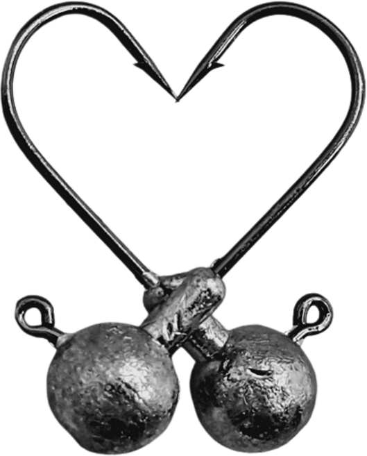 안낚하세요 [벌크] 지그헤드 세트, 지그헤드 1g (50개) 1/32oz