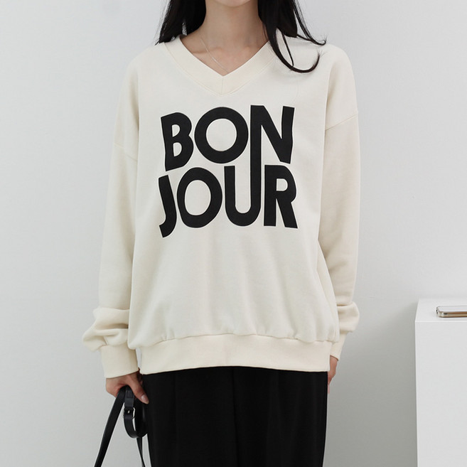 루나샵 봉쥬브이쭈리 맨투맨