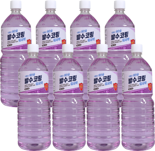 유니켐 워셔액 에탄올 발수코팅 워셔액 1.8L -1박스8개, 8개