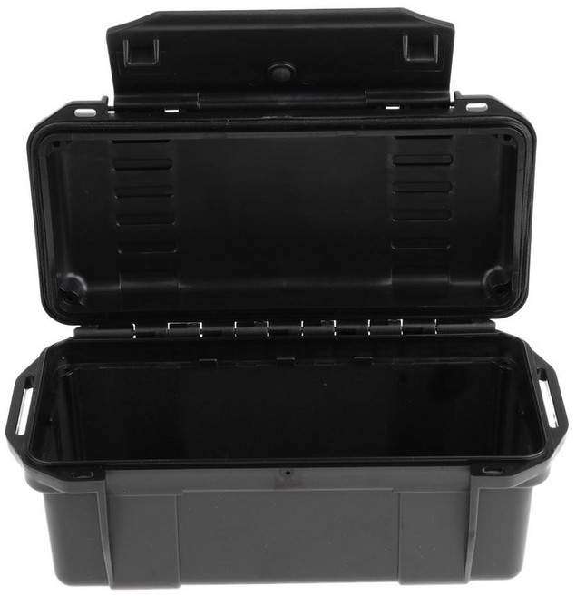 캠핑 하이킹 보트용 방수 충격 방지 플라스틱 박스 드라이 도구용, Bla