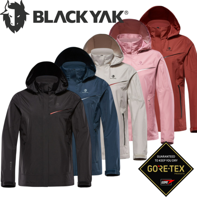 (백화점발송) 블랙야크 여성 바람막이 점퍼 고어텍스 기능성 캠핑 등산 여행 비오는날