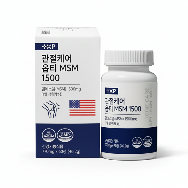 옵티 터마신 찌릿한 관절 통증엔 보궁 MSM 엠에스엔 영양제, 60개, 1정
