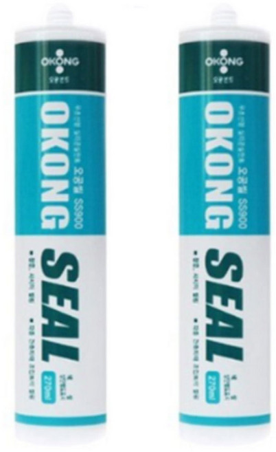오공 씰 SS900 실리콘 실란트 무초산형 연골드 270ml, 2개