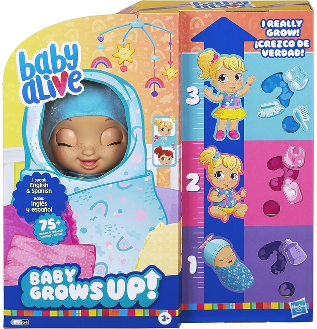 베이비 얼라이브 그로우업 Baby Alive Baby Grows Up, 1개, 1개 - 쿠팡