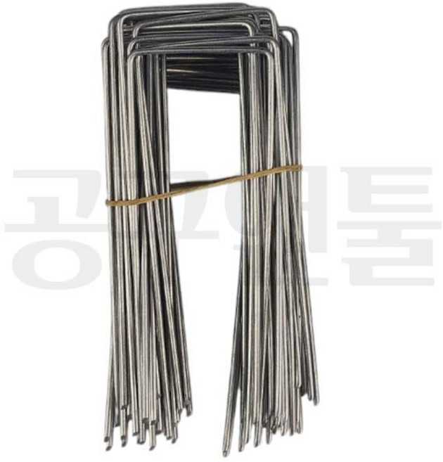 멀칭고정핀 부직포핀 고정핀 농업용 15cm, 100개