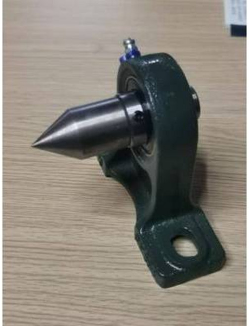 自製木工小車床套裝 迷你家用機床 佛珠車床主軸 帶法蘭三爪四爪卡盤, 【中心高90】簡易頂針尾座