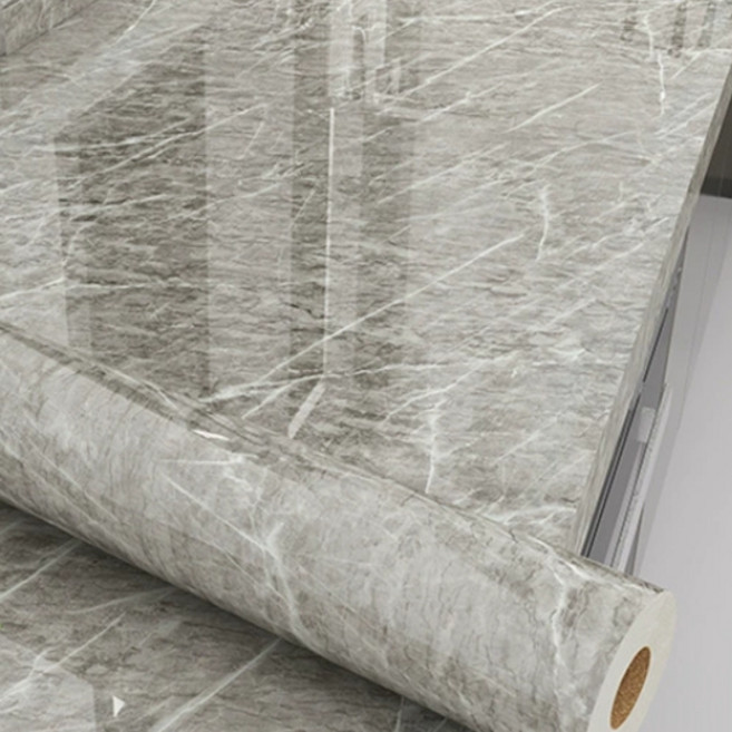 살림장인 홈클리닝 전문가가 추천하는 주방 대리석 시트지, 라이트그레이, 1롤