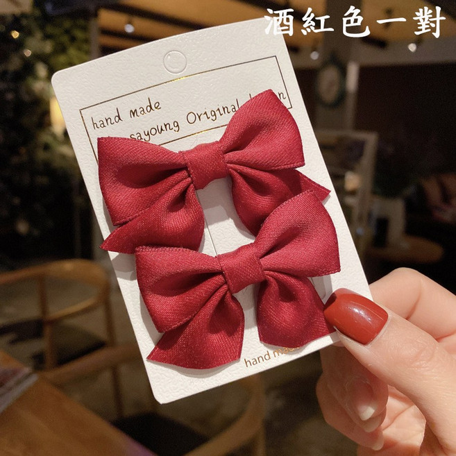 兒童髮夾 蝴蝶結髮夾 女童髮飾 可愛造型 薰衣草紫 一對