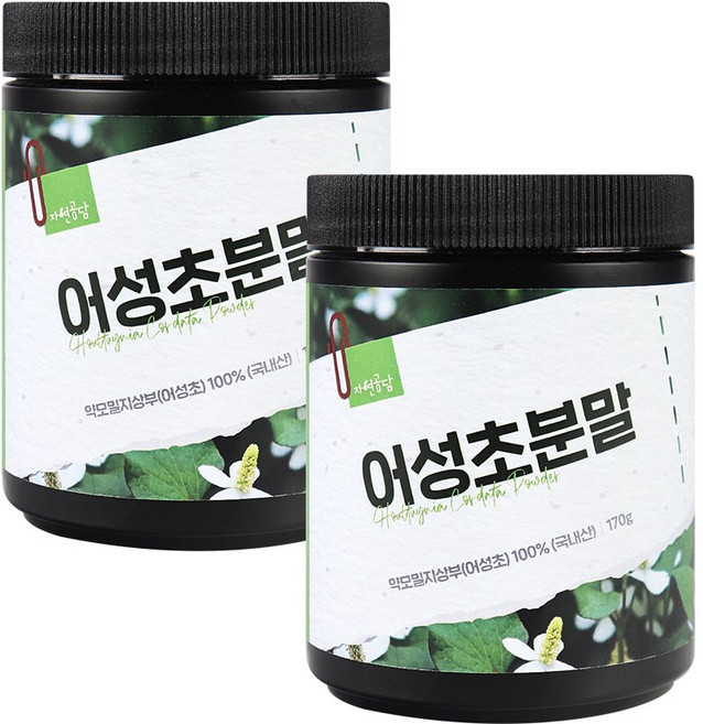 두손애약초 어성초분말, 170g, 2개