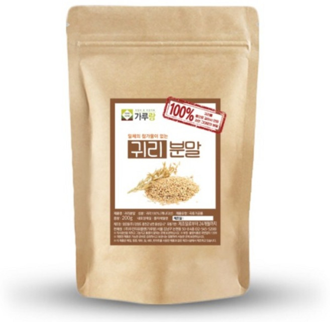 가루랑 100% 귀리 분말(생) 선식 1kg, 1개