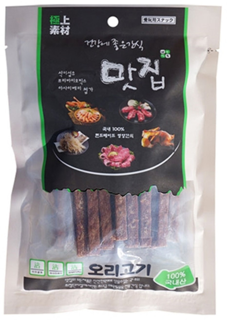 극상소재 애견 애묘겸용 건강에 좋은간식 맛집, 오리고기, 100g, 1개