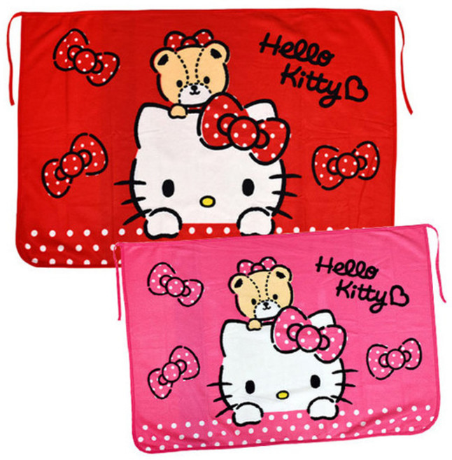 헬로키티 페이스 담요