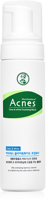 아크네스 클리어 앤 화이트 포밍워시, 150ml, 4개