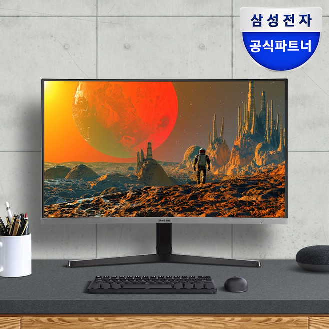 삼성전자 75Hz 인피니티 디자인 커브드 모니터, 80.1cm, C32R500
