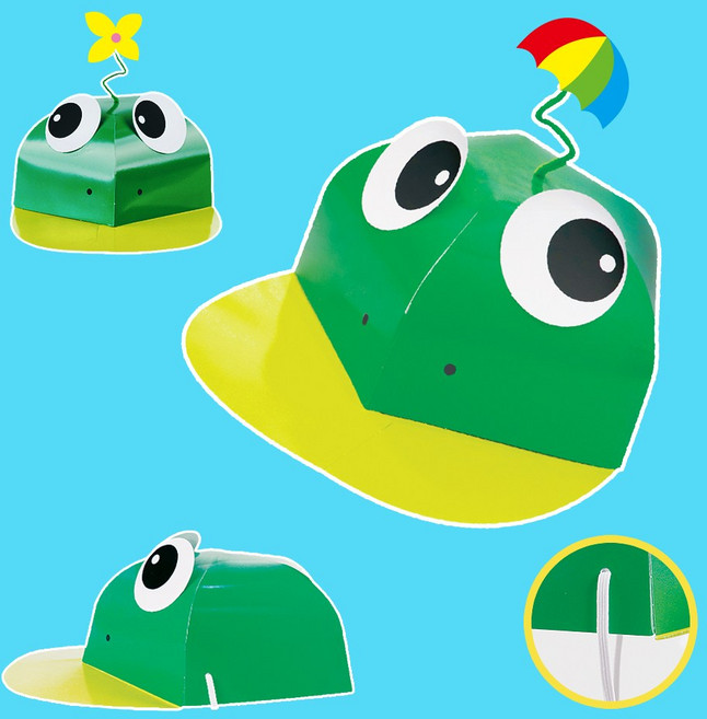 메이크문구 DIY665 종이모자만들기 개구리