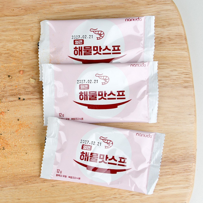 얼큰 해물맛 스프, 30개, 12g