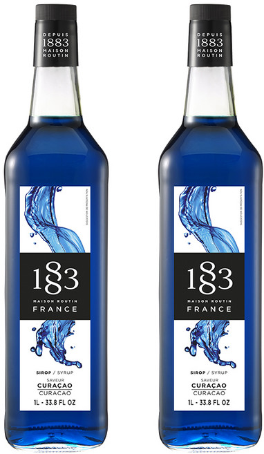 1883 블루 큐라소 시럽 1L x 2개 묶음