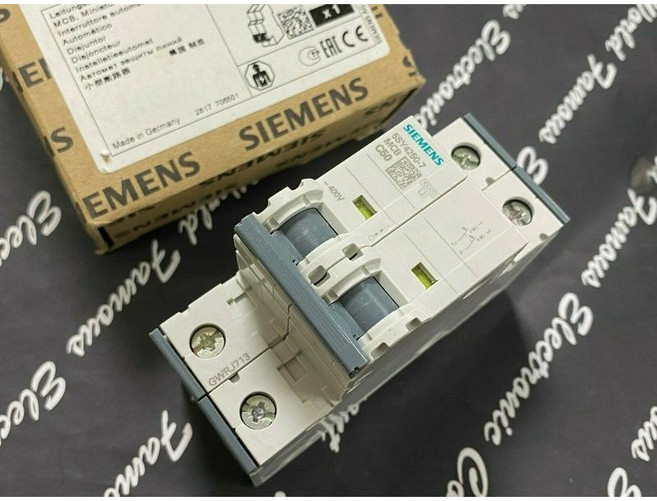 西門子SIEMENS 5SY4250-7 MCB-C50 50A 2P 無熔絲開關 斷路器 迴路開關 德國製, 1個