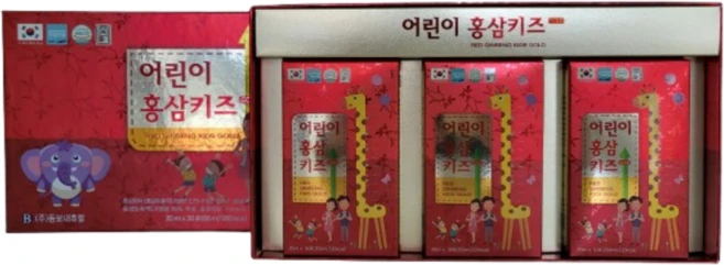 동보내츄럴 어린이 홍삼키즈 골드 20ml 30포, 30개 - 쿠팡