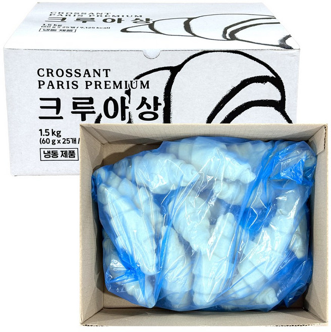 선인 크로아상(유로) 냉동, 25개, 60g