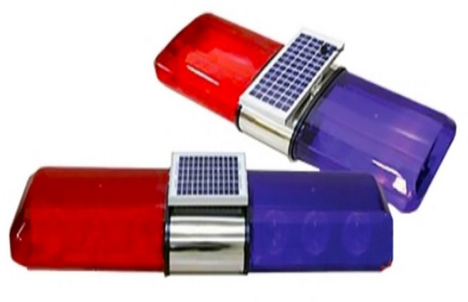 국산 태양광경광등 비상등 긴급경고등 LED경광등 야간경광등, 쏠라24시간