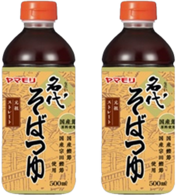 야마모리 나다이 일본 50년 전통 쯔유, 2개, 500ml