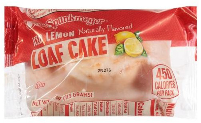 Otis Spunkmeyer 케이크 스낵 오티스 스펑키머 레몬 로프 4온스, Otis Spunkmeyer 케이크 스낵 오티스 스펑키, 1개