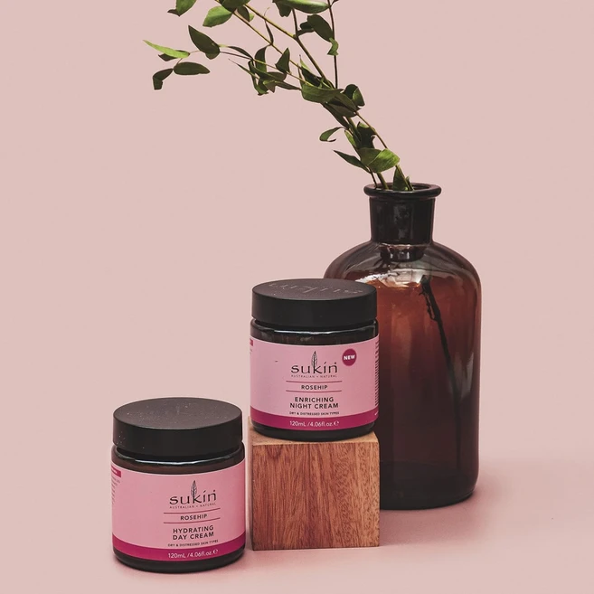 수킨 인리칭 나이트 크림 로즈힙 드라이 & 디스트레스 스킨 타입, 2개, 120ml - 쿠팡