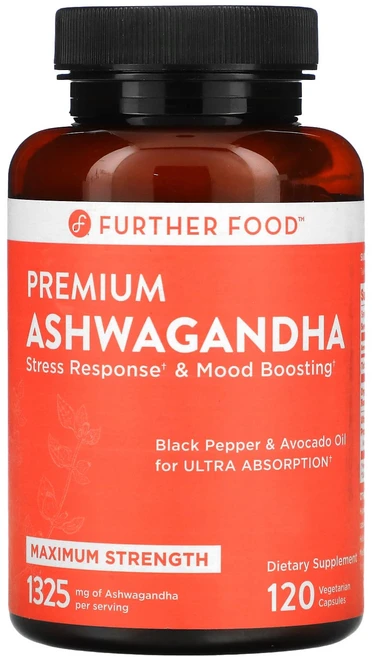 Further Food 프리미엄 아슈와간다 맥시멈 스트렝스 662.5mg 베지 캡슐 120정, FurtherFood프리미엄아슈와간다맥시멈스트렝스662, 1개 - 쿠팡