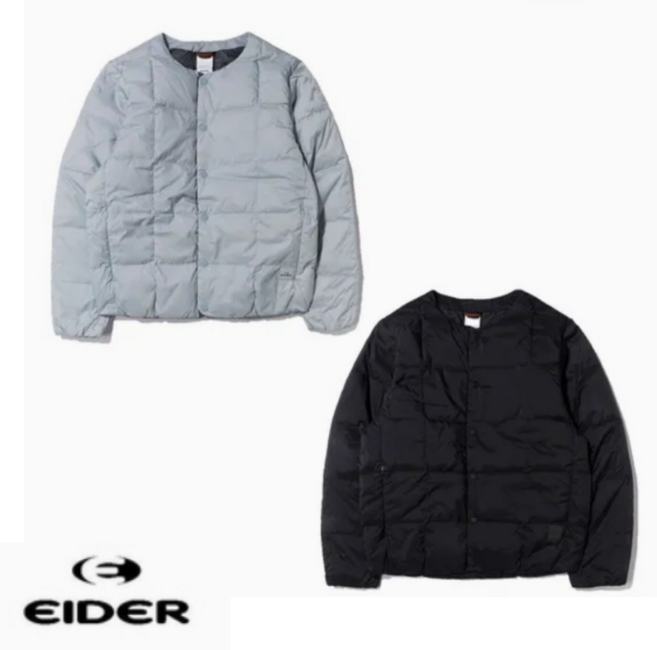 아이더 남성 경량구스 다운 패딩자켓 간절기 이너