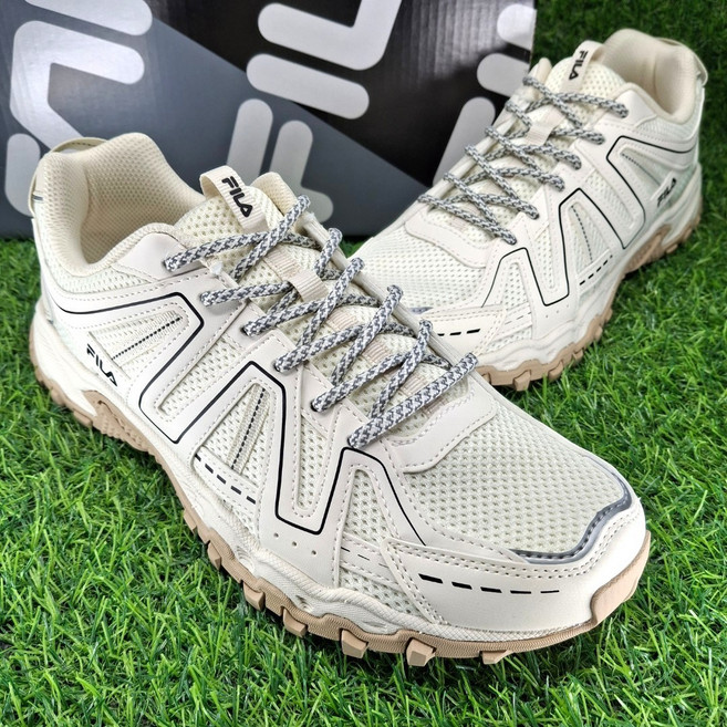 [정품] 휠라 운동화 트레킹 워킹화 등산 쿠션 경량 통풍 +리넨팩