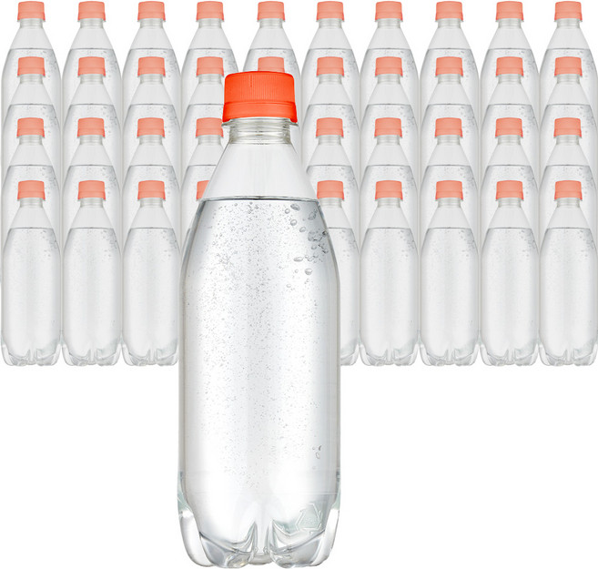 라인바싸 탄산음료 자몽 무라벨, 500ml, 40개