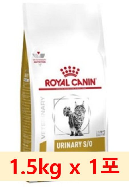 로얄캐닌 캣 유리너리 S/O 1.5kg 요로결석, 가수분해닭, 1개