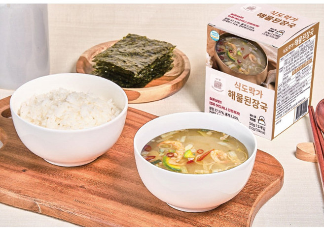 식도락가 해물된장국, 10개, 10g