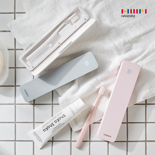 한샘 UV C LED USB 충전형 휴대용 칫솔살균기, HAF-HS600GY, 그레이