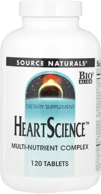몸관리하세요 겨울입니다 Source Naturals 심장 과학(Heart Science) 다중 영양소 복합체 120 정 특별관리진행, SourceNaturals심장과학HeartScience, 1개 - 쿠팡