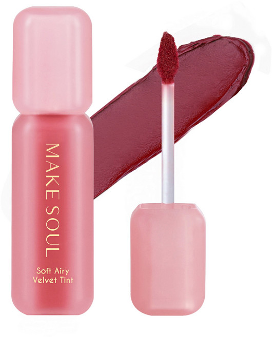메크쏘울 소프트 에어리 벨벳 틴트, 01 시그니처 쏘울레드, 1개